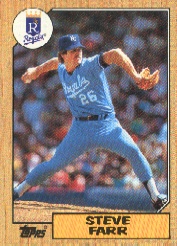 1987 Topps Baseball Cards      473     Steve Farr